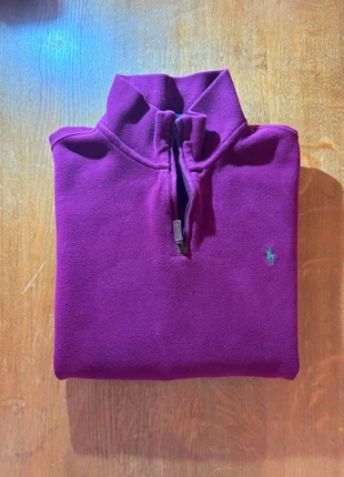 Half Zip Ralph Lauren | Taille L | Bordeaux | Logo Vert | 100% Coton | Col Camionneur, marca: Ralph Lauren, estado: Muy bueno, tamaño: L, 40,00 €, 42,70 € Protección al comprador incluida