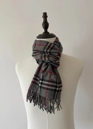 🧣 Écharpe vintage Burberrys of London grise à carreaux - Réf 104, brand: Burberrys, condition: Very good, €35.00, €37.45 includes Buyer Protection