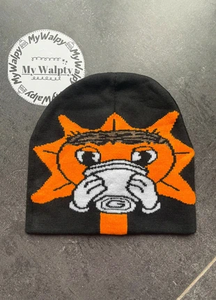 bonnet y2k "fisher man" black and orange, marque: y2k, état: Très bon état, taille: Taille unique, 20,00 €, 21,70 € Protection acheteurs (Pro) incluse