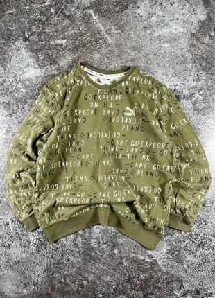 Pull sweat crewneck puma vintage y2k 2000s vert/blanc brodé Taille S, marke: Puma, zustand: Sehr gut, größe: S, 20,00 €, 21,70 € inklusive Vinted-Käuferschutz