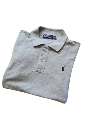 Polo Ralph Lauren S gris clair logo brodé bleu – classique intemporel homme, marque: Ralph Lauren, état: Très bon état, taille: S, 19,99 €, 21,69 € Protection acheteurs incluse