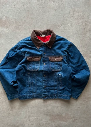 Vintage usa trucker jacket veste coat denim jean western cowboy ranch rancher sherpa, brand: Vintage Dressing, condition: Good, size: M, €45.00, €47.95 includes Buyer Protection Pro
