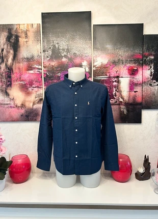 Chemise Polo Ralph Lauren bleu marine, brand: Ralph Lauren, condition: New without tags, size: M, €45.00, €47.95 includes Buyer Protection