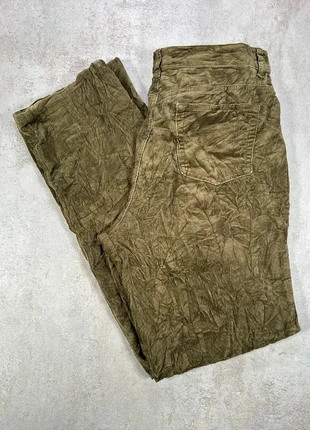 Pantalon Vintage En Velours Côtelé / Corduroy Charter Club olive froissé coupe taille 8, marque: Vintage Dressing, état: Très bon état, taille: XXL / 44 / 16, 12,00 €, 13,30 € Protection acheteurs (Pro) incluse