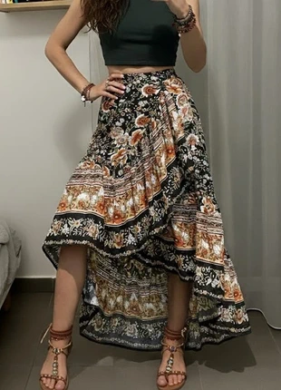 Magnifique jupe longue fleurie style bohème, brand: Tendance, condition: Very good, size: M / 38 / 10, €35.02, €37.47 includes Buyer Protection Pro