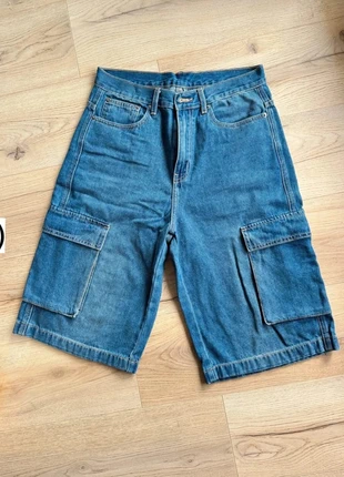 Short Long Oversize en Jean Brut – Bermuda Jort Unisexe, marca: y2k, estado: Muy bueno, tamaño: W29 | ES 38, 27,00 €, 29,05 € Protección al comprador incluida