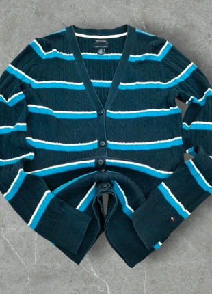 Cardigan Tommy Hilfiger Femme S coton pima rayé bleu, brand: Tommy Hilfiger, condition: Very good, size: S / 36 / 8, €11.90, €13.20 includes Buyer Protection