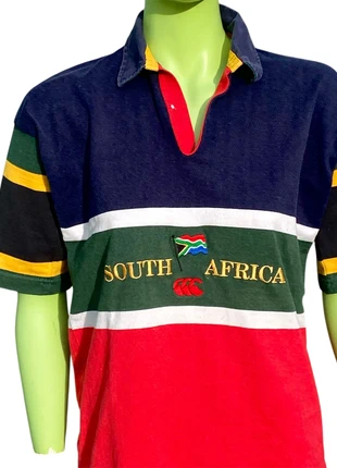Polo rugby vintage “South Africa”- M - vintage - TBE, merk: Canterbury, staat: Heel goed, maat: M, € 35,00, € 37,45 inclusief Kopersbescherming