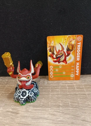 Figurine Skylanders Spyro's Adventures Trigger Happy + carte SA143, marque: Skylanders, état: Bon état, taille: 3 ans / 98 cm, 6,50 €, 7,53 € Protection acheteurs (Pro) incluse