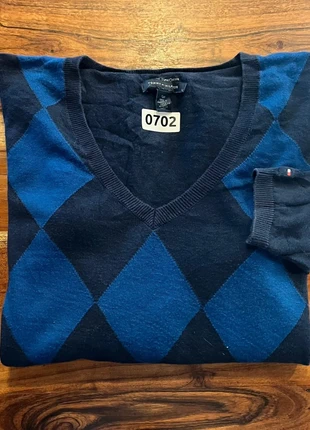 Pull Tommy Hilfiger Carreau Col Rond Women Bleu Marine Léger Printemps Brodé Jersey Sweatshirt S, marque: Tommy Hilfiger, état: Très bon état, taille: S / 36 / 8, 10,70 €, 11,94 € Protection acheteurs (Pro) incluse