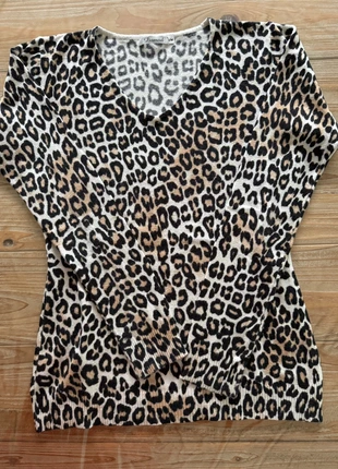 Pull col en V Léopard taille S/M, marque: Damod, état: Très bon état, taille: S / 36 / 8, 5,00 €, 5,95 € Protection acheteurs incluse