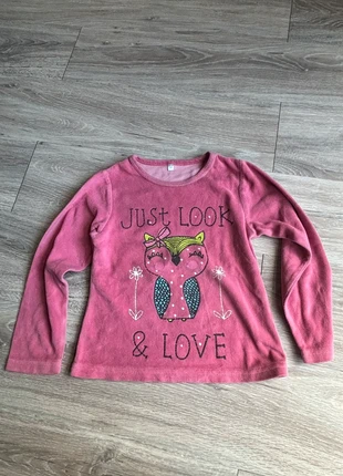 Haut de pyjama rose 5 ans – motif hibou “Just Look & Love” manches longues, zustand: Sehr gut, größe: 5 Jahre / 110, 2,50 €, 3,33 € inklusive Vinted-Käuferschutz