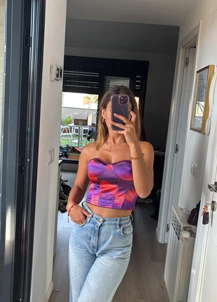 Top vintage raso, marque: Top Vintage, état: Bon état, taille: XS / 34 / 6, 6,00 €, 7,00 € Protection acheteurs incluse