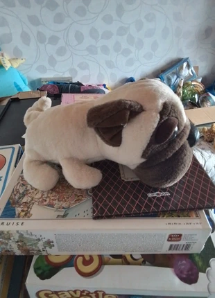 Peluche chien Carlin, marque: International, état: Très bon état, taille: Taille unique, 5,00 €, 5,95 € Protection acheteurs incluse