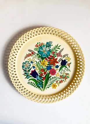 Vintage retro 1970s floral Dialene Better-Maid serving tray, marque: Vintage, état: Bon état, 10,50 €, 11,73 € Protection acheteurs incluse