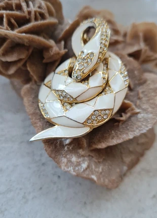 Broche Vintage Snake, merk: Vintage, staat: Heel goed, € 19,95, € 21,65 inclusief Kopersbescherming