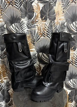 Stivali neri con risvolto 37, marke: Stivali, zustand: Sehr gut, größe: 37, 32,00 €, 34,30 € inklusive Vinted-Käuferschutz