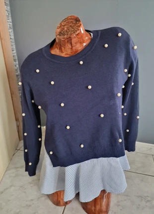 Blouse + pull marinière Hangar86 TU, merk: Hangar 86, staat: Heel goed, maat: Universele maat, € 2,50, € 3,33 inclusief Kopersbescherming