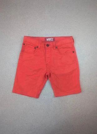 Short en jean rouge coupe super skinny | Levi’s 510 Super Skinny | W29 L29 Homme, merk: Levi's, staat: Heel goed, maat: W29 | FR 38, € 6,00, € 7,00 inclusief Kopersbescherming Pro