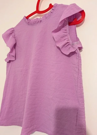 Haut Mauve Shein à Volants - Taille M (EU 38 / US 6), marque: Shein, état: Très bon état, taille: M, 6,86 €, 7,90 € Protection acheteurs incluse