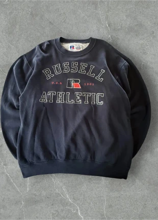 Sweat Crewnek Russel Athletic USA vintage marine – Taille S Oversize (Unisexe), marque: Russel Athletic, état: Très bon état, taille: S, 27,00 €, 29,05 € Protection acheteurs (Pro) incluse
