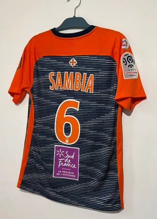 Maillot préparé Montpellier 18/19 Domicile - #6 Sambia - Taille M, marque: Nike, état: Très bon état, taille: M, 150,00 €, 158,20 € Protection acheteurs incluse