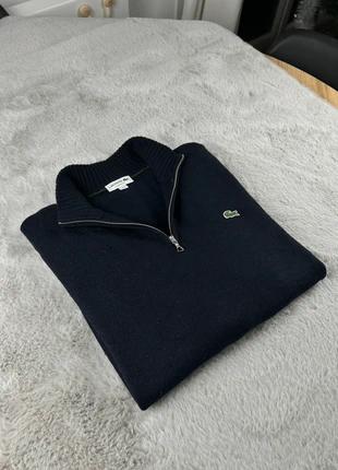Pull Half zip Lacoste 100% laine bleu marine XL, condizioni: Ottime, taglia: XL, €59.00, €62.65 include la Protezione acquisti Pro
