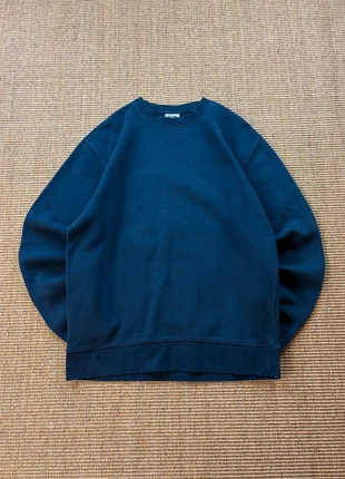 Pull Russell Athletic crewneck bleu marine uni minimal logo gris vintage USA 2000s L mixte #0362, brand: Russell Athletic, condizioni: Ottime, taglia: L, €30.00, €32.20 include la Protezione acquisti Pro
