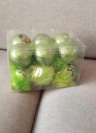 Lot de 12 boules de Noël The Grinch, marca: The Grinch, estado: Novo com etiquetas, €14.99, €16.44 inclui Proteção do Comprador