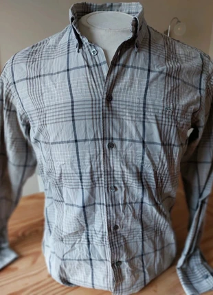 Chemise Lacoste manches longues, Devanlay. Taille 41, L, merk: Lacoste, staat: Heel goed, maat: L, € 36,00, € 38,50 inclusief Kopersbescherming