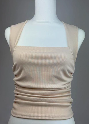 Beige Ribbed Sleeveless Top, brand: other, condition: New without tags, size: S / UK 8-10, £2.99, £3.84 includes Buyer Protection Pro