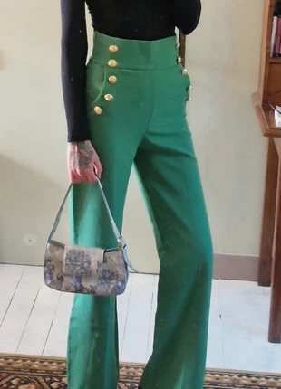 Pantalon à pont vintage, marque: Vintage Dressing, état: Bon état, taille: XS / 34 / 6, 6,00 €, 7,00 € Protection acheteurs incluse