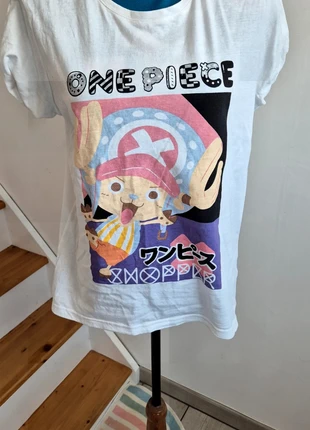 T-shirt One Piece Chopper blanc – Taille M, brand: OnePiece, condition: Very good, size: M / 38 / 10, €8.00, €9.10 includes Buyer Protection