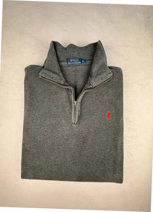 Pull 1/4 Zip Ralph Lauren Gris Foncé Logo Rouge Taille XL “686”, marke: Ralph Lauren, zustand: Sehr gut, größe: XL, 29,00 €, 31,15 € beinhaltet Vinted-Käuferschutz Pro