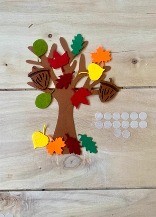 🌿 Arbre en feutrine – Décor sensoriel & monde miniature, marque: Montessori, état: Neuf avec étiquette, taille: 24-36 mois / 92 cm, 2,50 €, 3,33 € Protection acheteurs (Pro) incluse