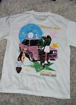 T-shirt blanc car Tyler The Creator XL, marke: y2k, zustand: Sehr gut, größe: XL, 29,90 €, 32,10 € beinhaltet Vinted-Käuferschutz Pro