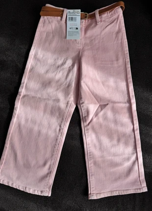 Meisjes denimbroek roze nieuw, état: Neuf avec étiquette, taille: 5 ans / 110 cm, 5,00 €, 5,95 € Protection acheteurs incluse