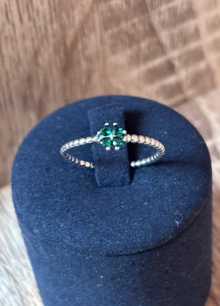 Bague trèfle argent 925, staat: Nieuw met prijskaartje, maat: 55.6 mm / 17.7 mm Ø, € 12,00, € 13,30 inclusief Kopersbescherming