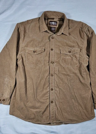 Levi's Corduroy Jacket Mens Large Tan Sherpa Lined Shirt Shacket Flap Pocket, brand: Levi's, condition: Very good, size: L, $33.90, $36.30 includes Buyer Protection