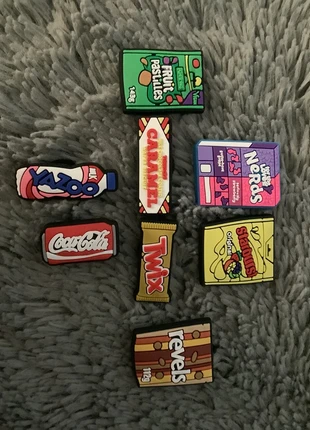 X 8 new croc Jibitz shoe charms food sweets chocolate, brand: Croc., condition: New without tags, size: 13 child | EU 32, £5.95, £6.73 includes Buyer Protection