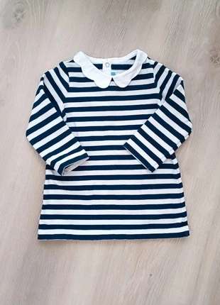 Robe marinière marine blanc col claudine Jacadi, merk: Jacadi, staat: Heel goed, maat: 12-18 maanden / 80 cm, € 18,00, € 19,60 inclusief Kopersbescherming