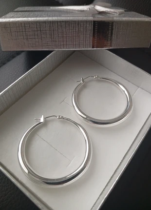 Boucles d'oreilles créoles argent, brand: Argent, condition: New without tags, €12.80, €14.14 includes Buyer Protection