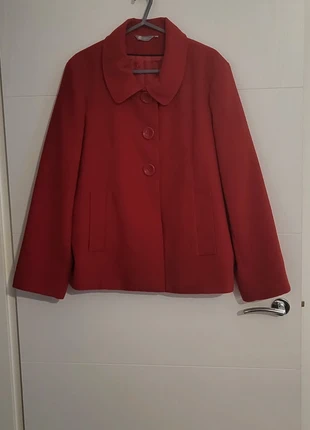 Mia Moda Red Short Coat | Size UK20–UK22 | Elegant Classic Style, brand: Mia moda, condition: Very good, size: 5XL / 22, £10.00, £11.20 includes Buyer Protection