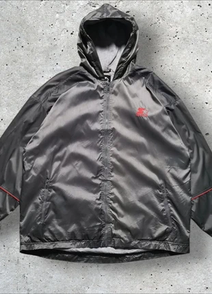 Blouson Starter Satiné Imperméable Windbreaker Jacket Gris - Taille L Homme Logo brodé - 1067, brand: Starter, condition: Very good, size: L, €39.90, €42.60 includes Buyer Protection