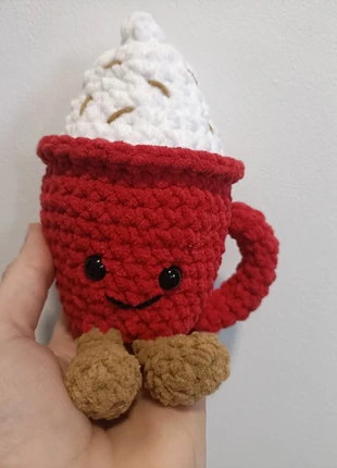 Handmade Crochet 'Jellycat Inspired' Hot Chocolate 🍫, brand: Handmade by Mel, condition: New without tags, size: S, £10.00, £11.10 includes Buyer Protection