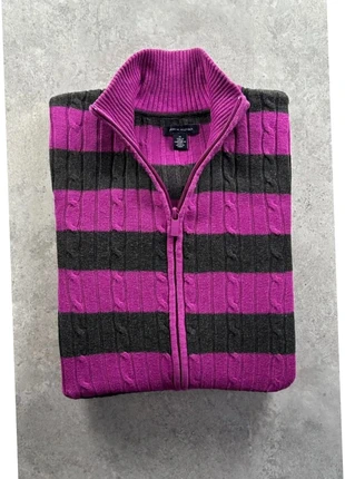 Gilet zippé Torsadé tommy Hilfiger femme | Violet & noir | Taille M, brand: Tommy Hilfiger, condition: Very good, size: M / 38 / 10, €15.20, €16.66 includes Buyer Protection Pro
