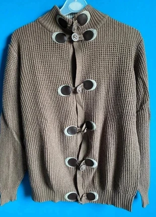 Cardigan a maglia Cotton&Silk color fango, taglia L., brand: Cotton & Silk, condizioni: Ottime, taglia: L, €10.00, €11.20 include la Protezione acquisti