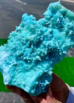 Aragonite Bleue Naturelle d’Espagne – Grande Pièce Brute Cristallisée 861g, marque: Mineralogie, état: Neuf sans étiquette, 209,99 €, 221,19 € Protection acheteurs incluse