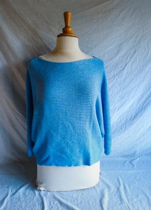 Pull bleu pailleté capucine France femme taille 38/40, marque: Capucine, état: Très bon état, taille: M / 38 / 10, 7,80 €, 8,89 € Protection acheteurs incluse
