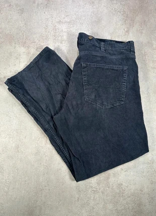 Pantalon Vintage En Velours Côtelé / Corduroy Windriver bleu nuit texturé taille 38X30, brand: Vintage Dressing, condition: Very good, size: W38, €13.00, €14.35 includes Buyer Protection Pro